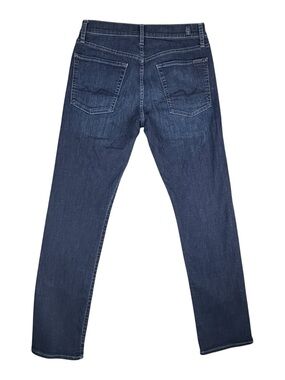 7 For All Mankind Standard Jeans Men 31x33 Blue Dark Wash Straight